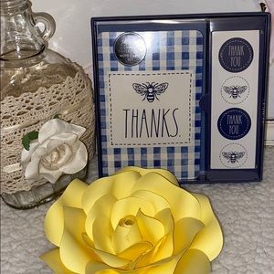 Rae Dunn Note Card Set Bee 🐝 THANKS 12 Cards